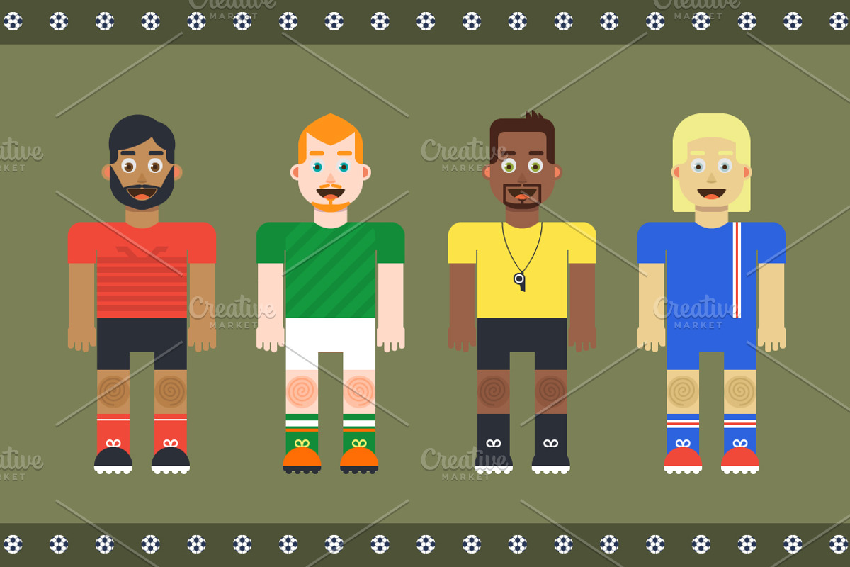 Football avatar constructor, a Healthcare Illustration by Muar Mar (Photo 3 of 5)