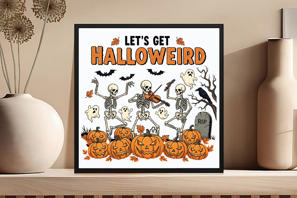 Let’s Get Halloweird Png,Halloween S, an Illustration by DreamCafeArt (Photo 4 of 7)