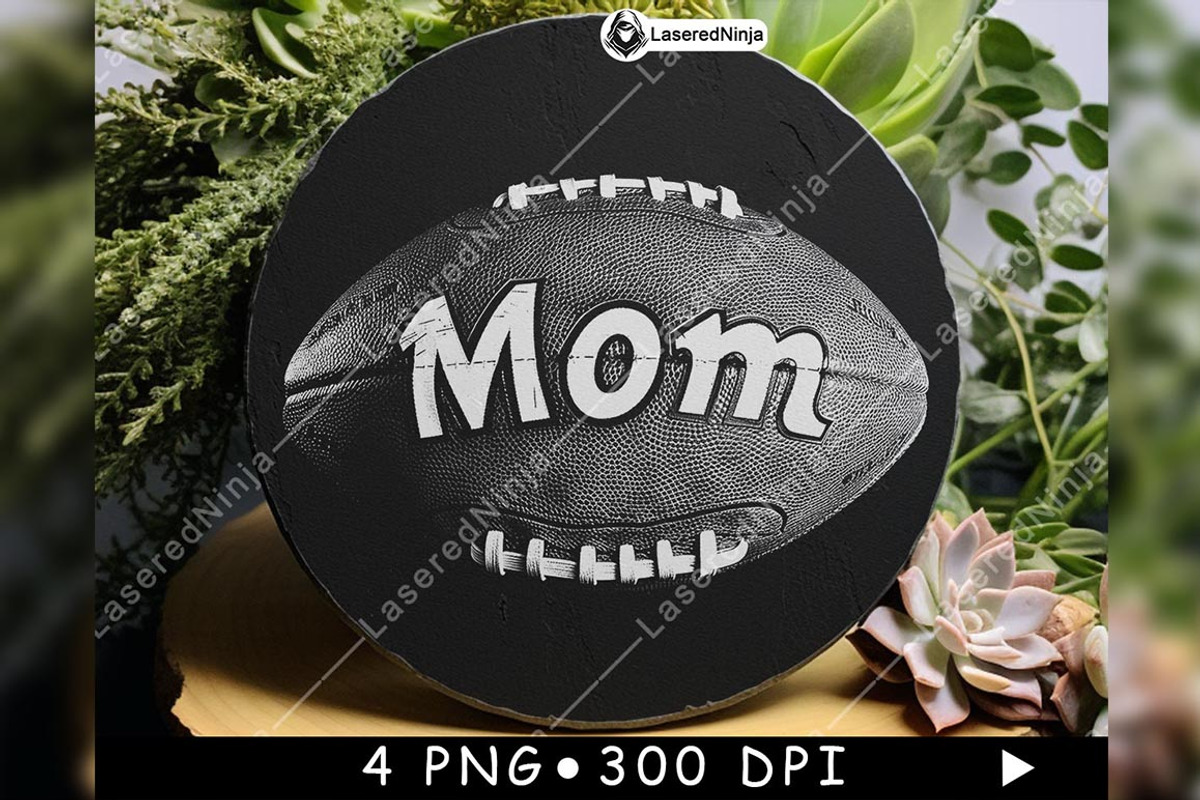 American Football Mom Text Game Day, a Background Graphic by LaseredNinja (Photo 6 of 7)