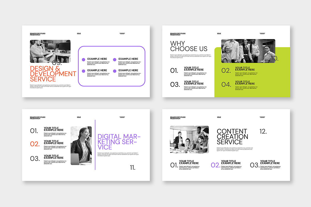 Modern Swiss Design Minimalist, a Presentation Template by Mighty-Slide (Photo 4 of 6)