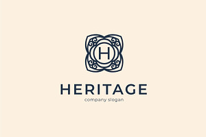 Heritage - Monogram Logo, a Branding & Logo Template by Sarten