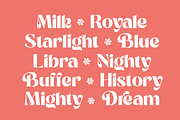 Mighty Marine, a Sans Serif Font by zeenesia (Thumbnail 5 of 24)