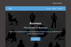 BIZ - PSD RESPONSIVE EMAIL TEMPLATE