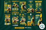 American Football Social Media Pack, a Social Media Template by Geelator Studio (Thumbnail 3 of 5)