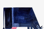 Geometric Blue Cow, an Animal Illustration by StockVerse Creative (Thumbnail 3 of 4)