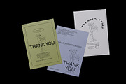 postcard thank you card collection, a Stationery Template by Replika Machine (Thumbnail 1 of 7)