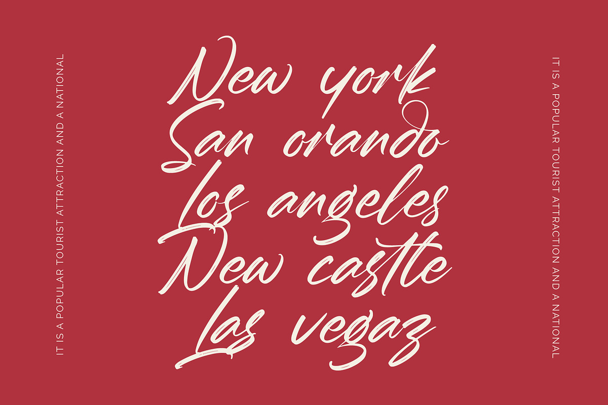 Whadrat Chothelis Modern Brush Font, a Script Font by Letterena Studios Script (Photo 6 of 20)