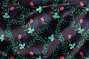 8JPG/EPS seamless floral pattern, a Pattern Graphic by Theraphosath (Thumbnail 6 of 6)