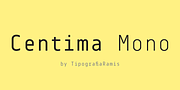 Centima Mono, a Font by TipografiaRamis (Thumbnail 1 of 5)