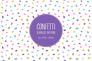 Confetti pattern, background