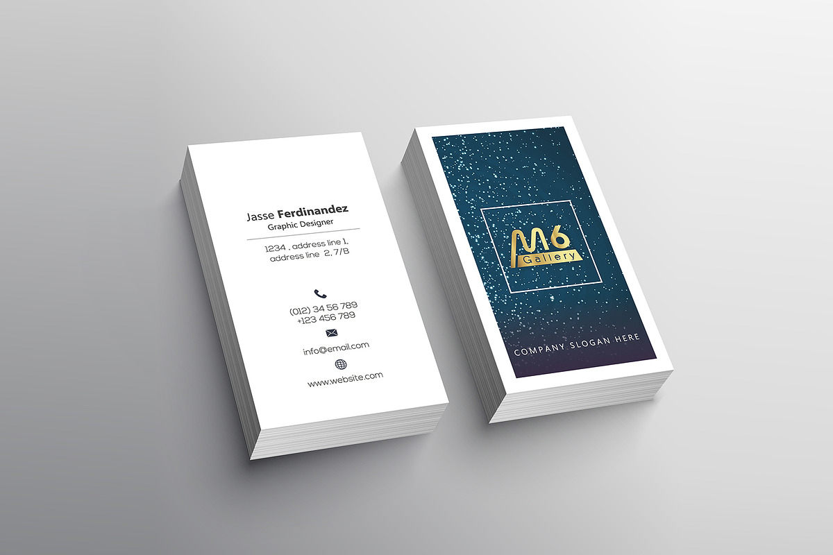 Unique 50 Business Card Bundle, a Business Card Template by M6 Gallery (Photo 4 of 151)