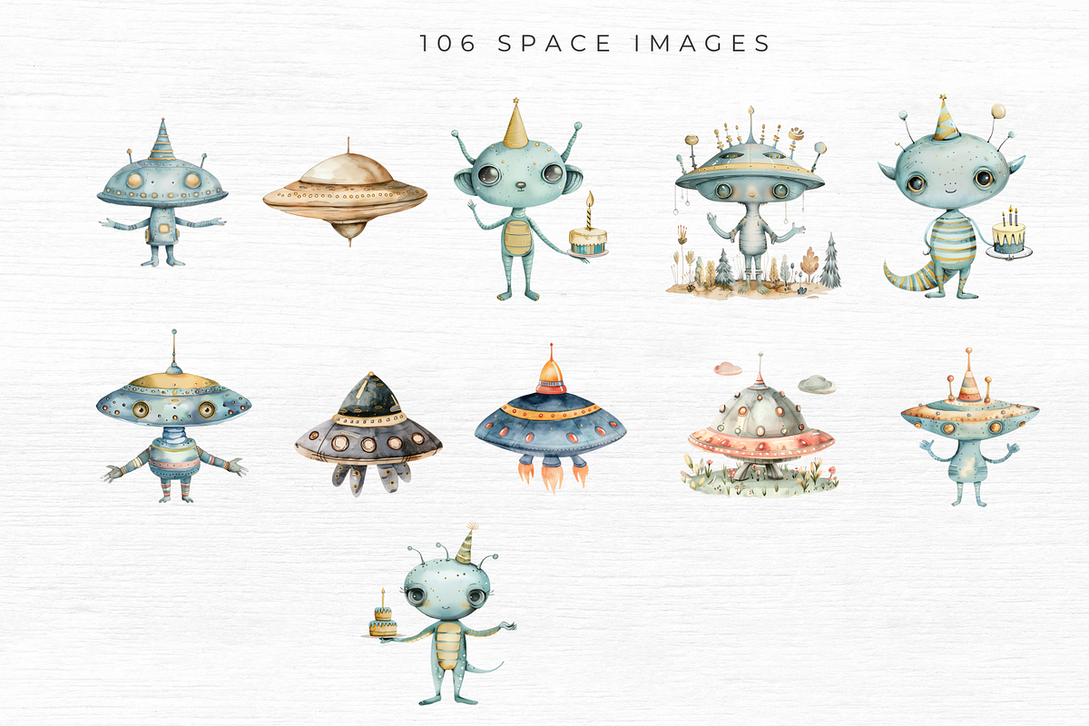 Space Clipart, 106 PNGs, an Object Graphic by EllyandLima (Photo 6 of 9)