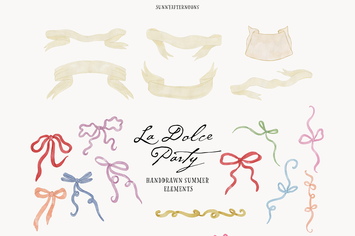 La Dolce Party - Playful Doodles, an Illustration by SunnyAfternoons (Photo 11 of 12)