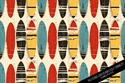 Retro Surfing Seamless Digital Paper, a Pattern Graphic by Chromolume Studio (Thumbnail 5 of 15)