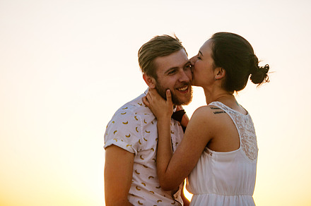 Beautiful couple stock photo containing adults and beauty, a Person Photo by Tekso