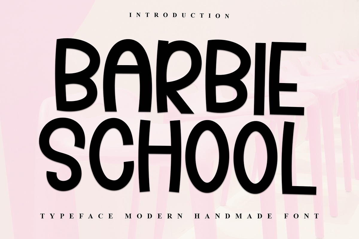 Barbie School, a Serif Font by InermediaSTUDIO (Photo 1 of 7)