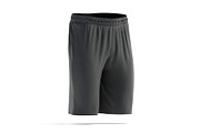 Black Sport Soccer Shorts 3D Model, an Object 3D Model by rebrandy (Thumbnail 4 of 9)