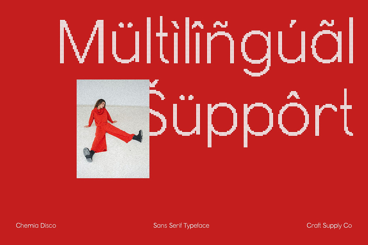 Chemian Disco, a Sans Serif Font by Craft Supply Co. (Photo 5 of 8)