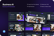 Business AI Presentation Keynote, a Presentation Template by SquidPixey (Thumbnail 1 of 7)