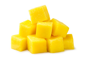 Pile of mango slice close-up on a, a Food & Drink Photo by innakreativ