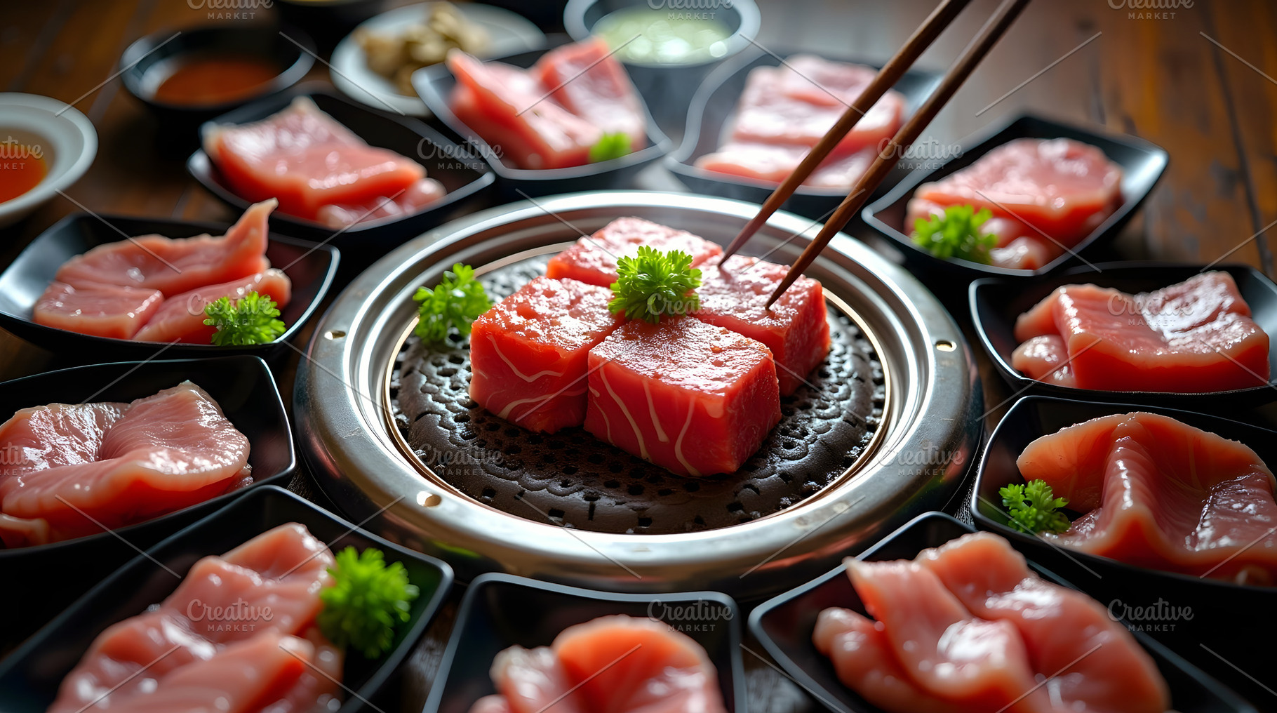 Close-up of Saikoro Beef, a Food & Drink Photo by Stock Shape