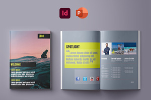 Modern Business Magazine, a Marketing Template by Elm Design