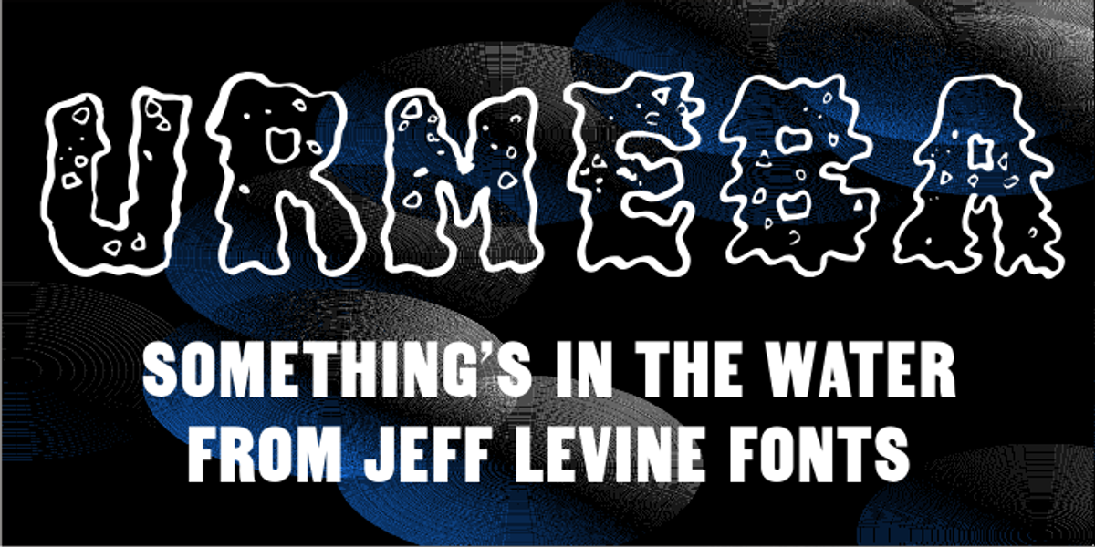 Urmeba JNL, a Font by Jeff Levine Fonts