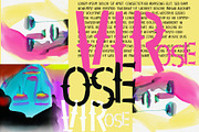 VIROSE, a Font by vtks design (Thumbnail 4 of 4)