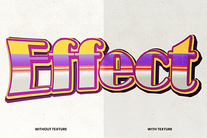 Retro Text Photoshop Effect