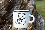 Bears SVG Illustrations - Kawaii, an Animal Illustration by HalieKStudio (Thumbnail 8 of 8)