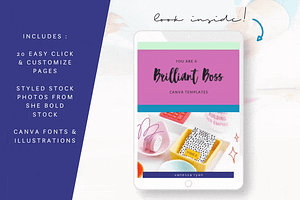 Canva Workbook Bundle Brilliant Boss