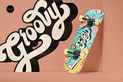 Skateboard Mockup Set v1, a Merchandise Mockup by Mocart (Thumbnail 10 of 18)