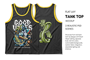 Editable Tank Top Mockup PSD, a Shirt Mockup by Pixel Foundry (Thumbnail 1 of 3)