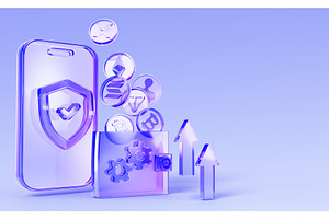 3d cryptocurrency exchange concept, a Finance Illustration by Marozhkastudio