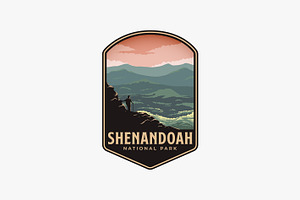 Shenandoah National Park Logo, a Branding & Logo Template by DOMHOUZE