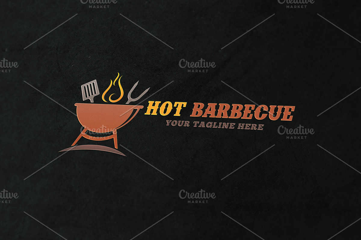 Hot Barbecue Logo, a Branding & Logo Template by Martin-Jamez (Photo 3 of 3)