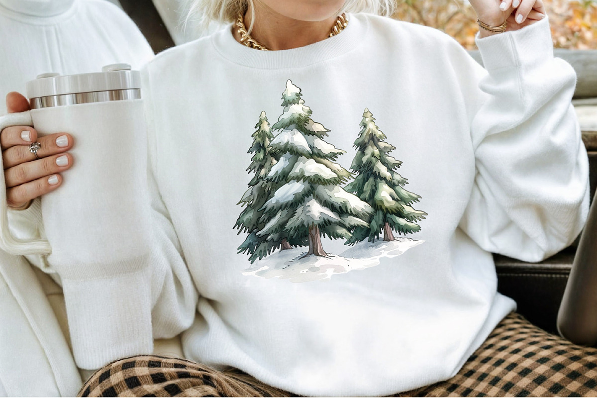 Winter Wonderland, Watercolor Winter, an Illustration by Sublimation Artist (Photo 4 of 6)