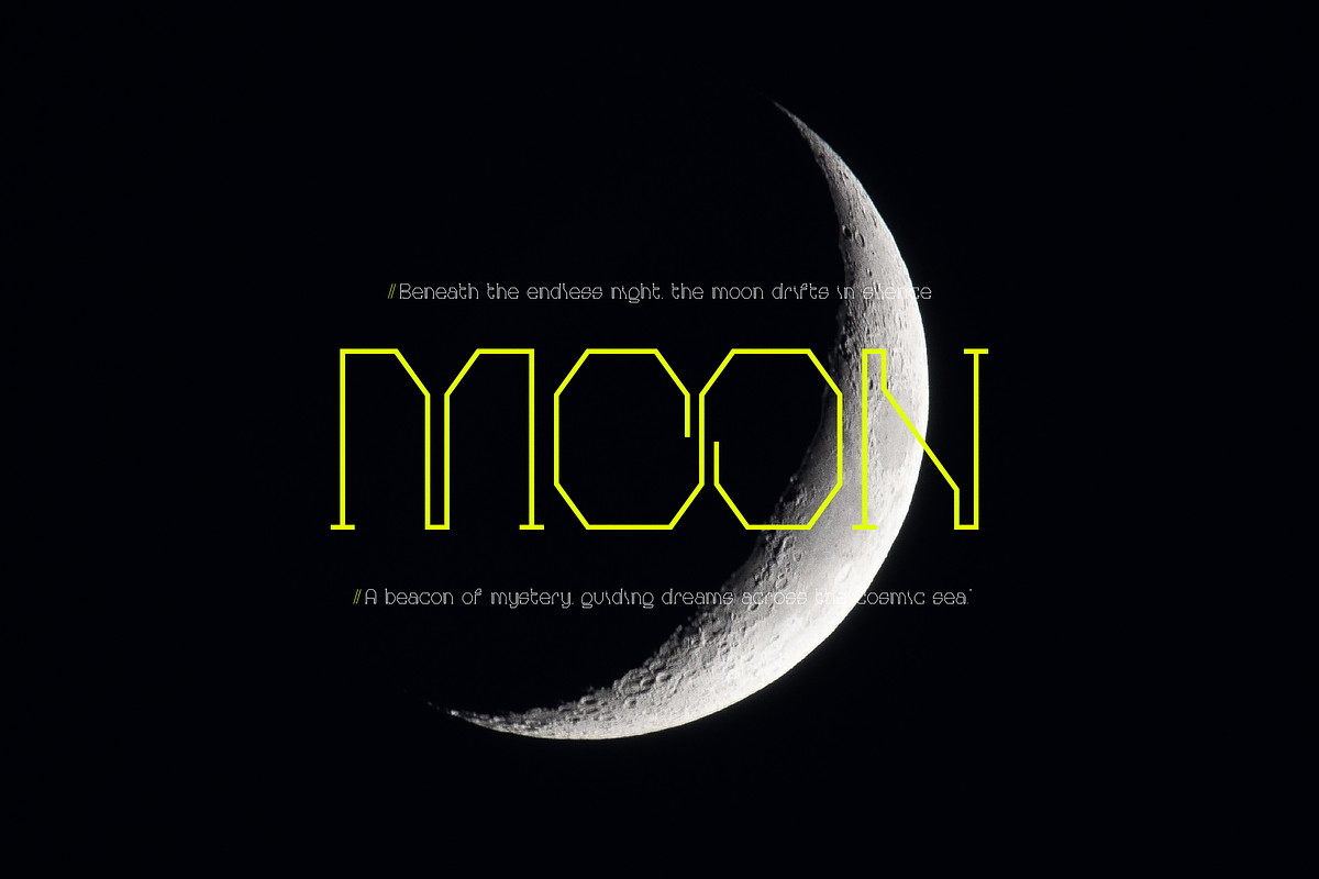 Lost Entity | Futuristic Geometric, a Sans Serif Font by gracetype_studio (Photo 3 of 12)