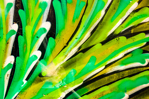 Tropical Plant Detail View Painting