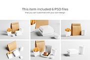 Takeaway Food Packaging Mockup, a Packaging Mockup by simuradi (Thumbnail 9 of 9)
