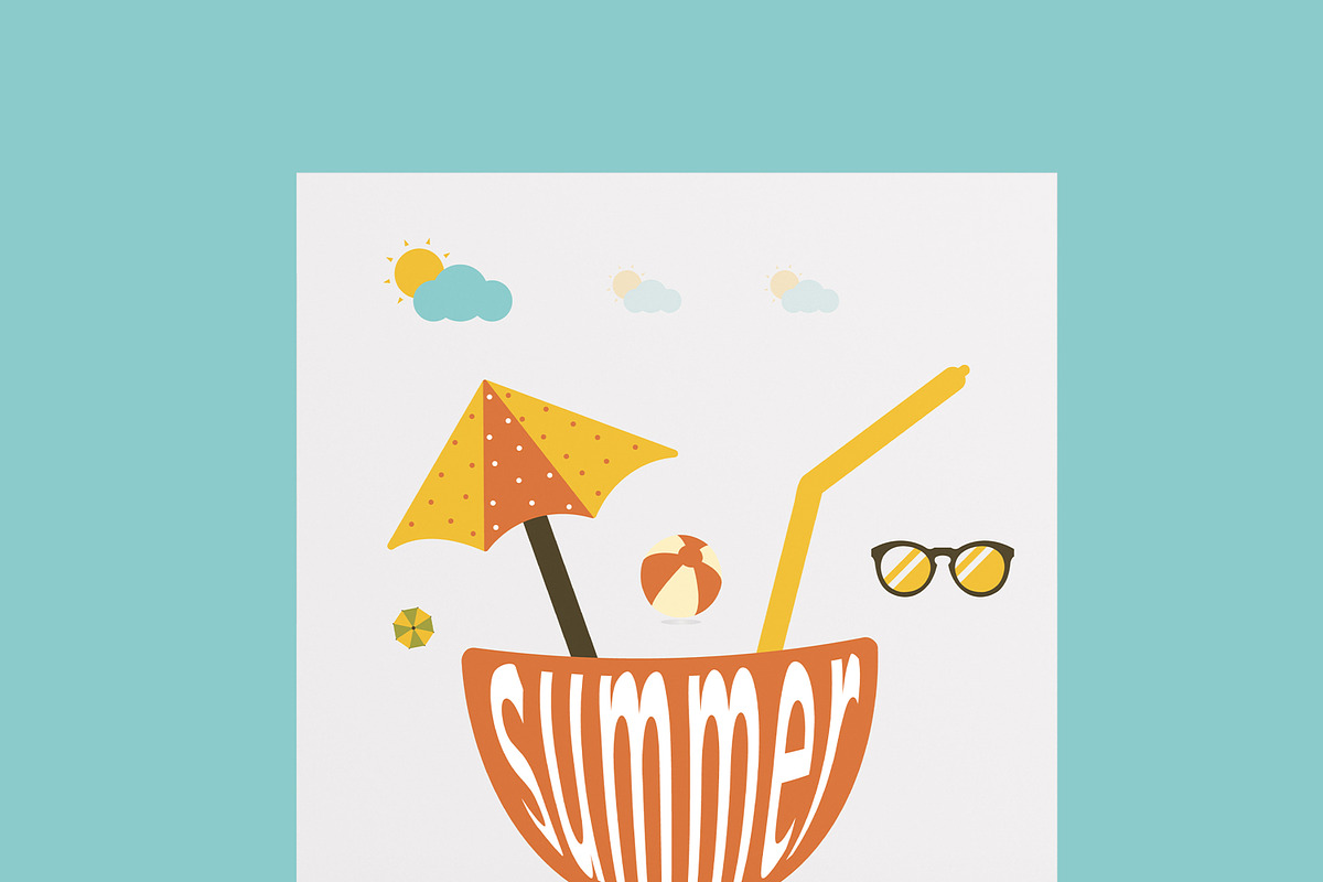 Summer Poster Layout, a Poster Template by MightyDesign (Photo 2 of 8)