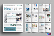 Newsletter Template, a Brochure Template by E-Type (Thumbnail 1 of 7)
