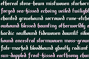 ENCHANTED Storybook Blackletter Font, a Blackletter Font by Blush Font Co. (Thumbnail 2 of 2)
