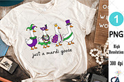 Mardi Gras Goose Sublimation PNG, an Illustration by Creative Art (Thumbnail 3 of 6)