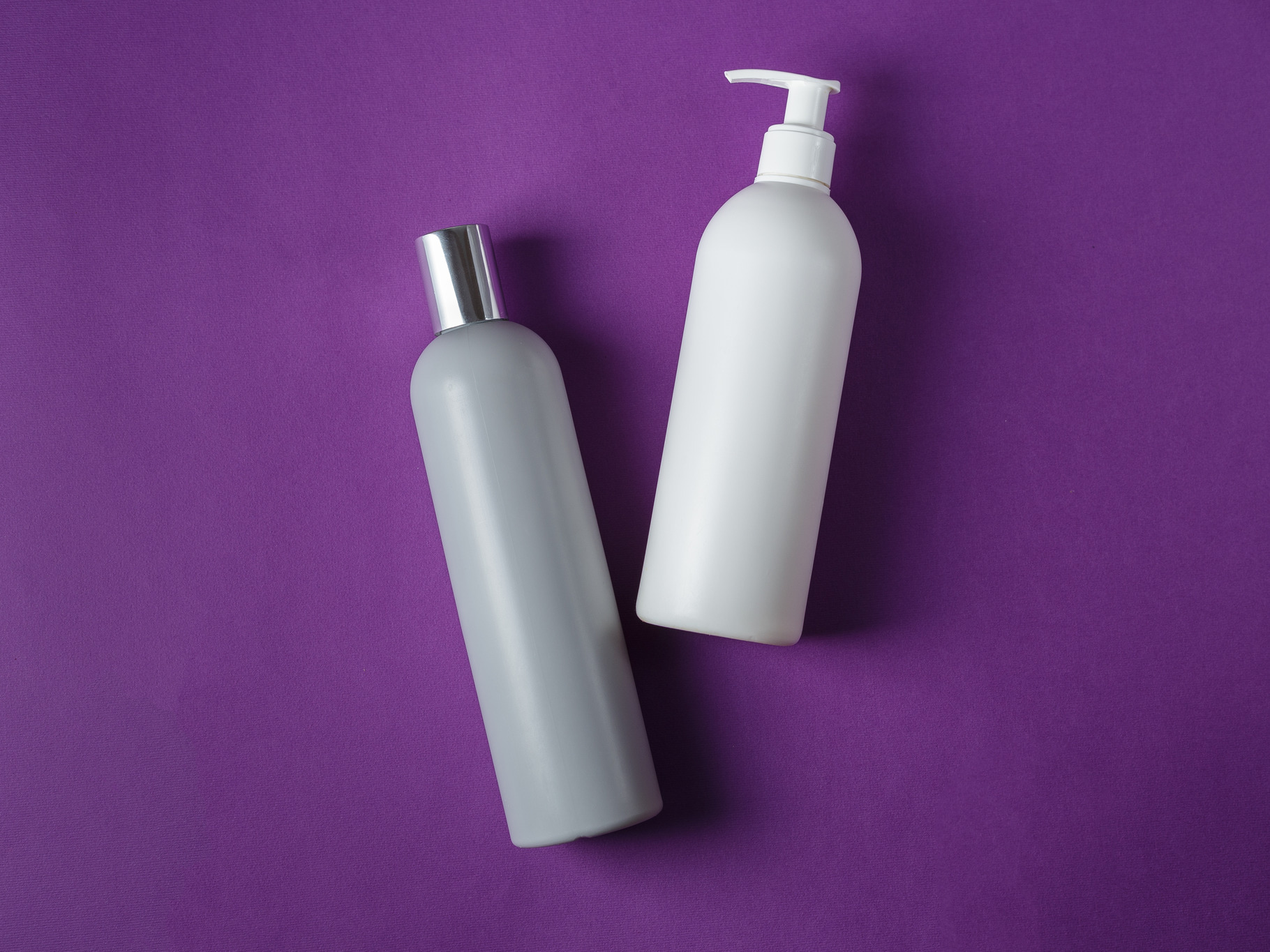 Blank Shampoo and Conditioner Bottle Beauty & Fashion Stock Photos