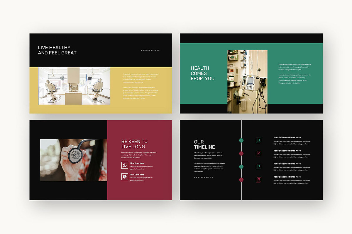 Muma : Health Business Powerpoint, a Presentation Template by Punkl Camp (Photo 14 of 16)