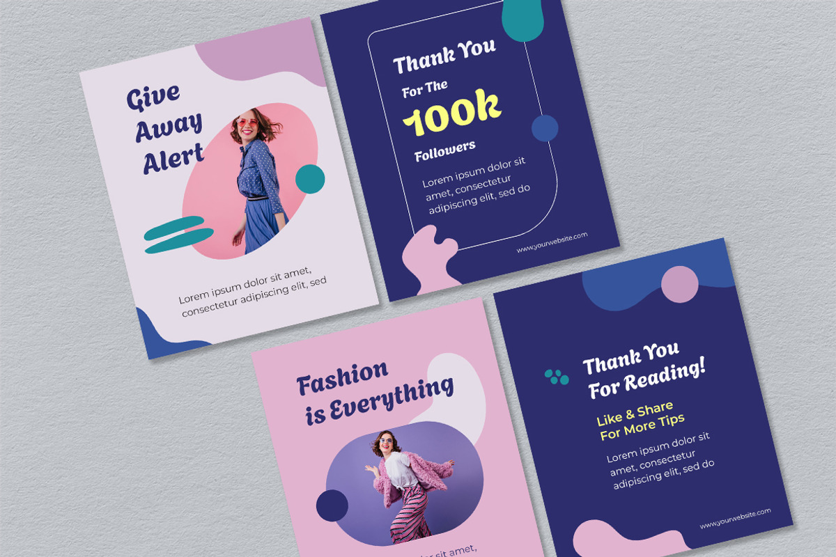 Pink Fashion Trend Instagram Carouse, a Social Media Template by UICreative (Photo 3 of 4)