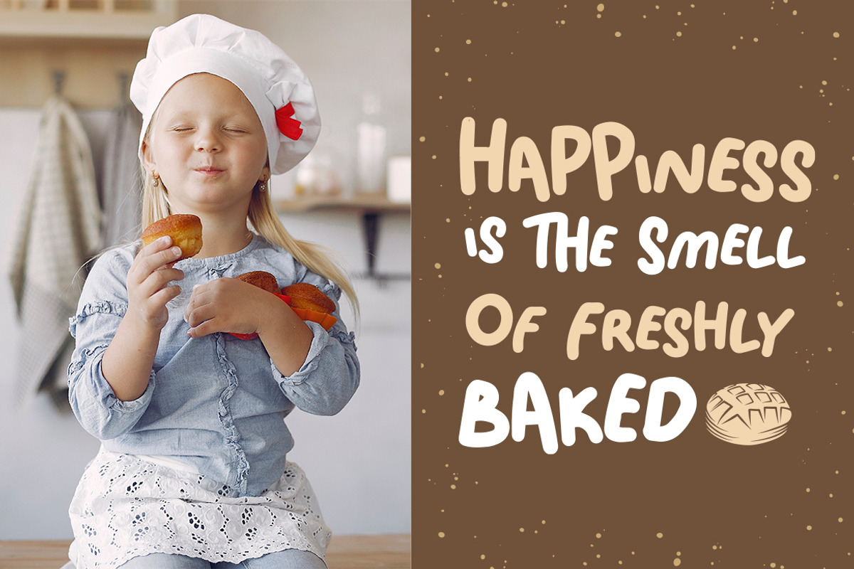 Bakery Home - Funny Font, a Handwritten Font by Typefactoryco (Photo 5 of 8)