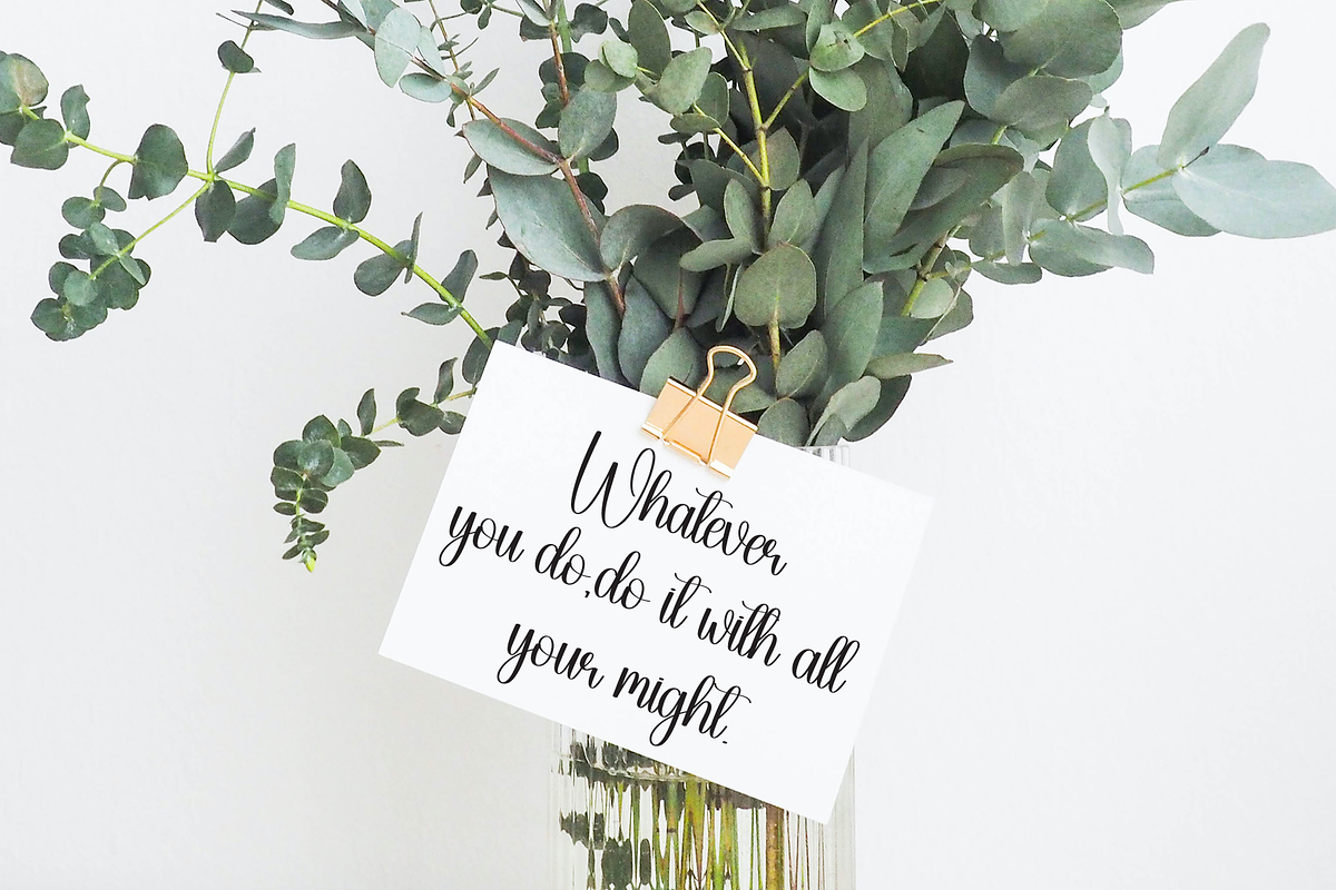 Mountain | Script Font, a Handwritten Font by Scratchones (Photo 4 of 9)