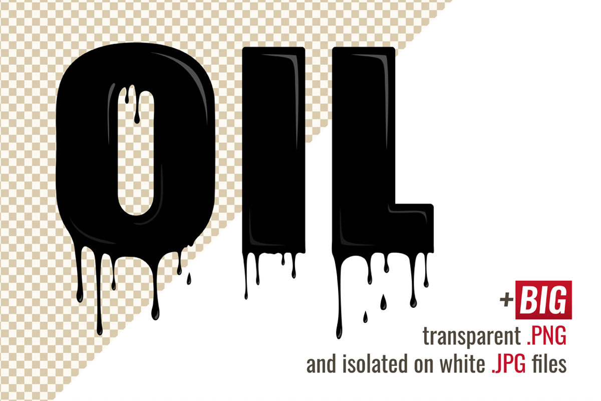 Liquid OIL typography, an Illustration by Zhe Vasylieva (Photo 2 of 3)